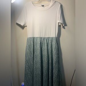 Tea Length Spring Dress